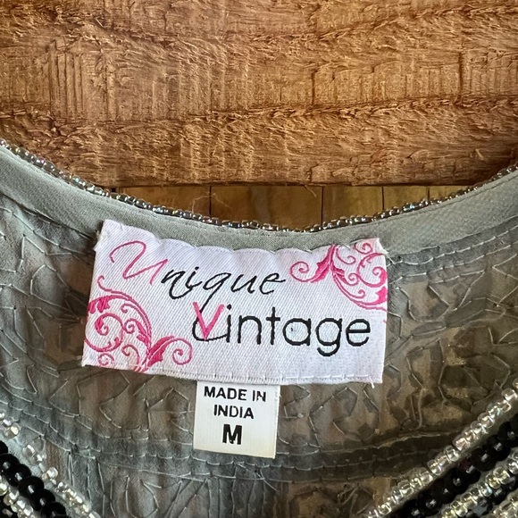 Unique Vintage beaded dress - Picture 9 of 12